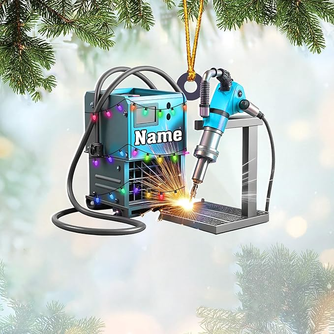 Custom Welder Tool 03 Christmas Ornament