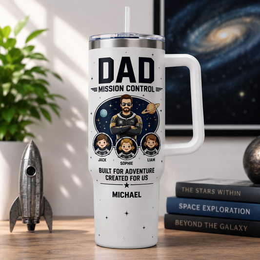 Custom Dad 40oz Tumbler, Personalized Dad Tumbler, Father’s Day Gift TOM99