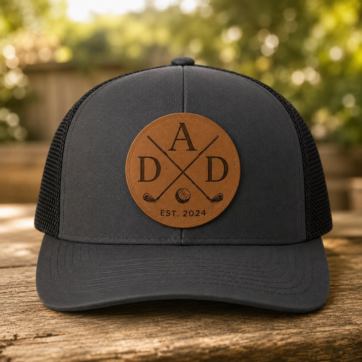 Personalized Dad Golf Trucker Hat | Custom Dad Photo Hat | Father's Day Gift | Gift For Dad | Dad Gifts TOM99