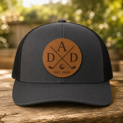 Personalized Dad Golf Trucker Hat | Custom Dad Photo Hat | Father's Day Gift | Gift For Dad | Dad Gifts TOM99