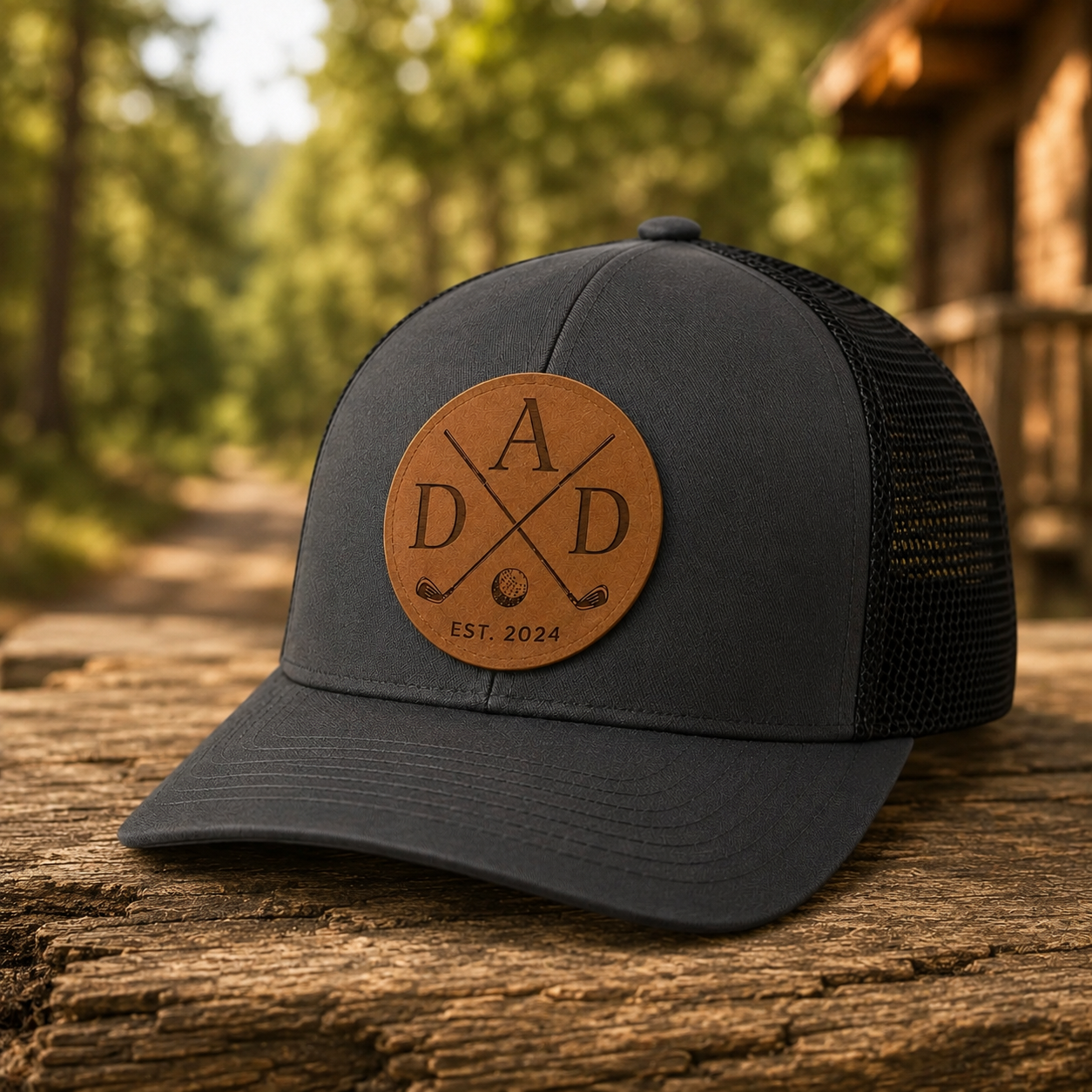 Personalized Dad Golf Trucker Hat | Custom Dad Photo Hat | Father's Day Gift | Gift For Dad | Dad Gifts TOM99