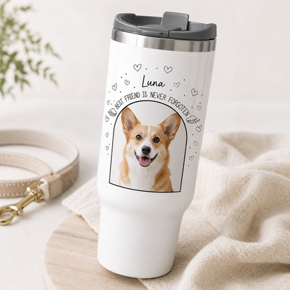 Custom Photo Dog Best Friend 30oz Tumbler | Gift For Dog Lovers | Pet Lover Gifts TOM99