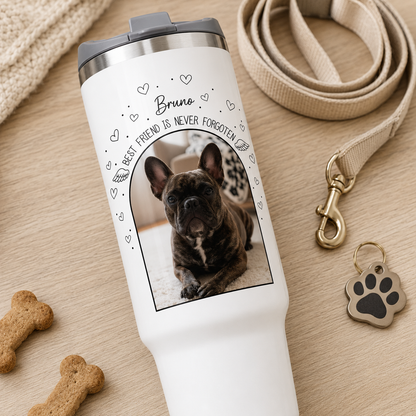 Custom Photo Dog Best Friend 30oz Tumbler | Gift For Dog Lovers | Pet Lover Gifts TOM99