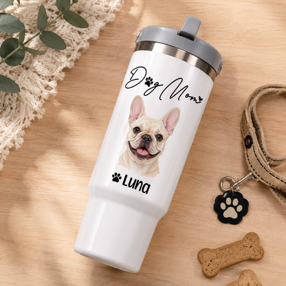 Custom Photo Dog Mom 30oz Tumbler | Gift For Dog Lovers | Pet Lover Gifts TOM99