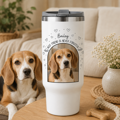 Custom Photo Dog Best Friend 30oz Tumbler | Gift For Dog Lovers | Pet Lover Gifts TOM99