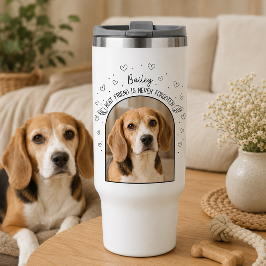 Custom Photo Dog Best Friend 30oz Tumbler | Gift For Dog Lovers | Pet Lover Gifts TOM99
