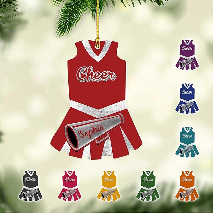 Custom Cheerleaders Style 10 Christmas Ornament