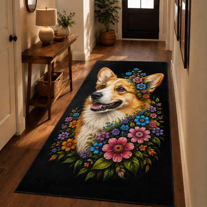 Custom Photo Dog Area Rug | Gift For Dog Lovers