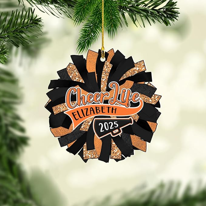 Custom Cheerleaders Cheerlife Style 01 Christmas Ornament
