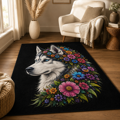 Custom Photo Dog Area Rug | Gift For Dog Lovers