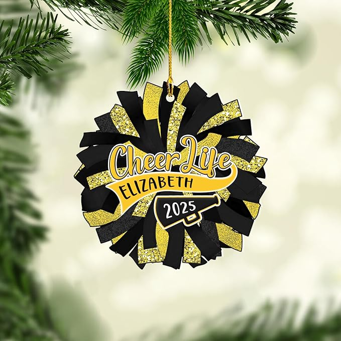 Custom Cheerleaders Cheerlife Style 01 Christmas Ornament