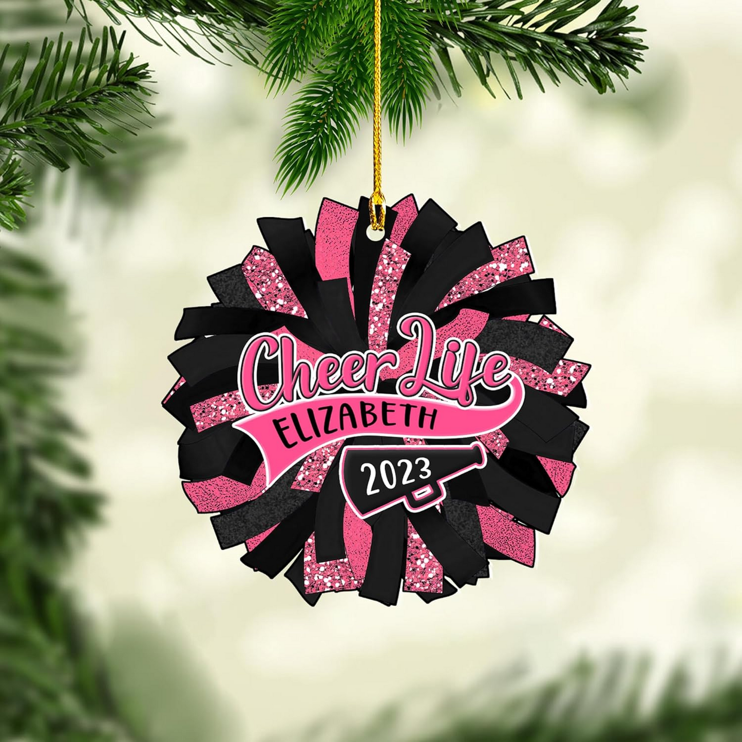 Custom Cheerleaders Cheerlife Style 01 Christmas Ornament