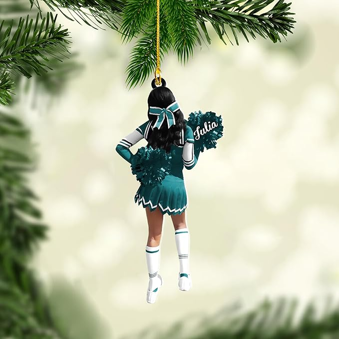 Custom Cheerleaders Christmas Ornament