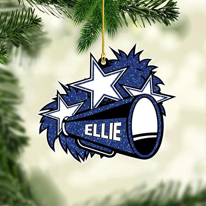 Custom Cheerleaders Style 05 Christmas Ornament