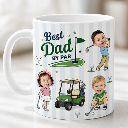 Custom Photo Dad Mug, Personalized Mug Mug For Husband Dad Grandfather TOM99