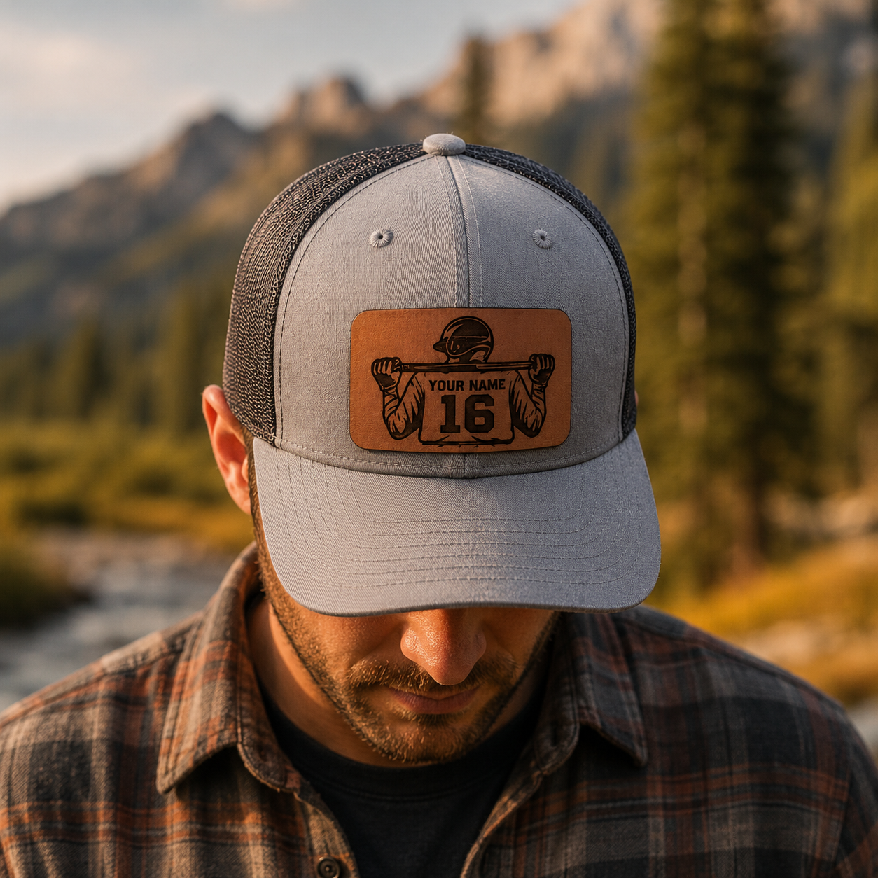 Personalized Dad Baseball Trucker Hat | Custom Dad Photo Hat | Father's Day Gift | Gift For Dad | Dad Gifts TOM99