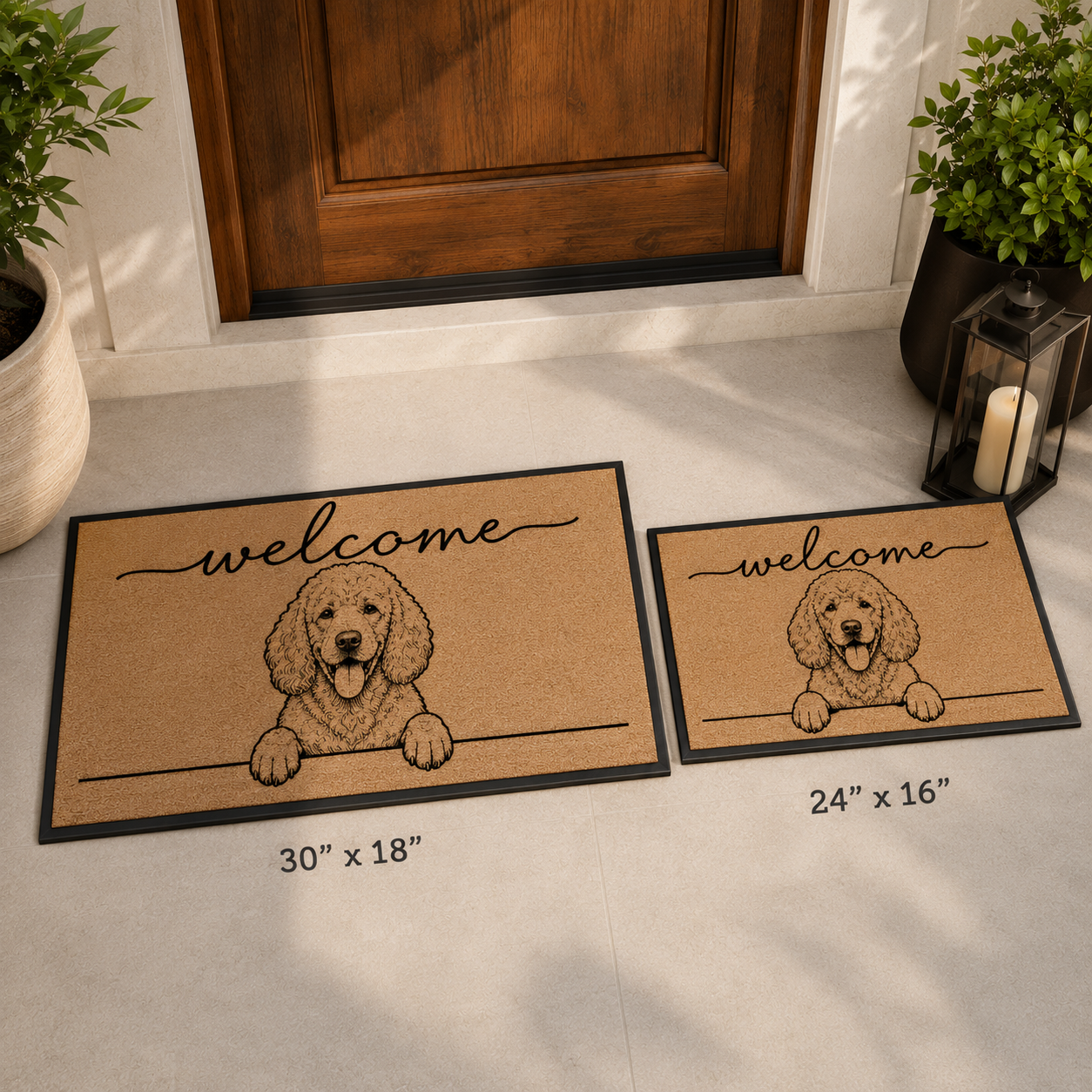 Custom Photo Dog Doormat | Photo Pet Doormat | Gift For Dog Lovers