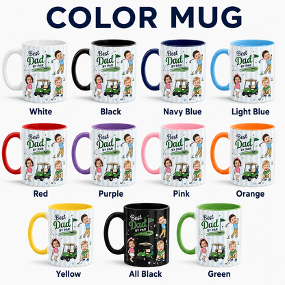 Custom Photo Dad Mug, Personalized Mug Mug For Husband Dad Grandfather TOM99