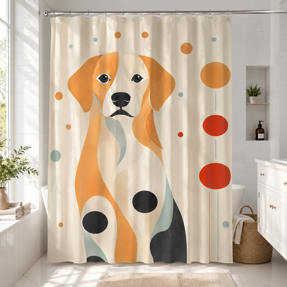 Custom Photo Dog Shower Curtain | Gift For Dog Lovers
