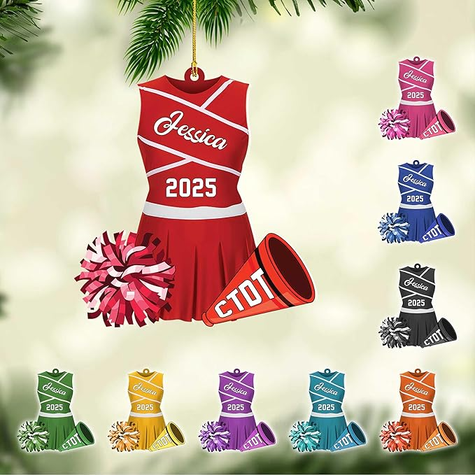 Custom Cheerleaders Style 09 Christmas Ornament