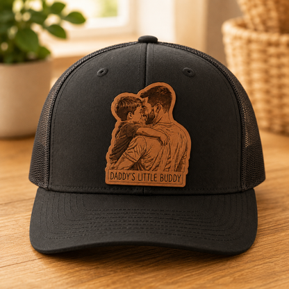 Personalized Boy Dad Trucker Hat | Custom Dad Photo Hat | Father's Day Gift | Gift For Dad | Dad Gifts TOM99