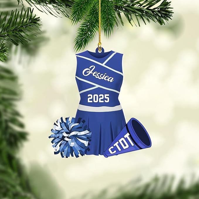 Custom Cheerleaders Style 09 Christmas Ornament