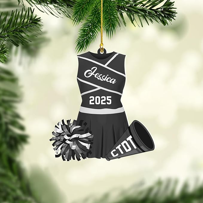 Custom Cheerleaders Style 09 Christmas Ornament