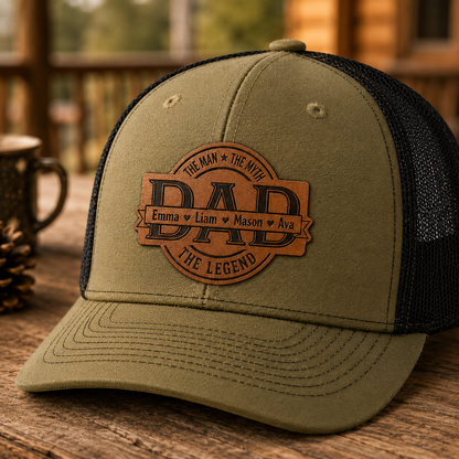 Personalized My Dad Trucker Hat | Custom Dad Photo Hat | Father's Day Gift | Gift For Dad | Dad Gifts TOM99