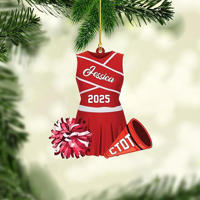 Custom Cheerleaders Style 09 Christmas Ornament