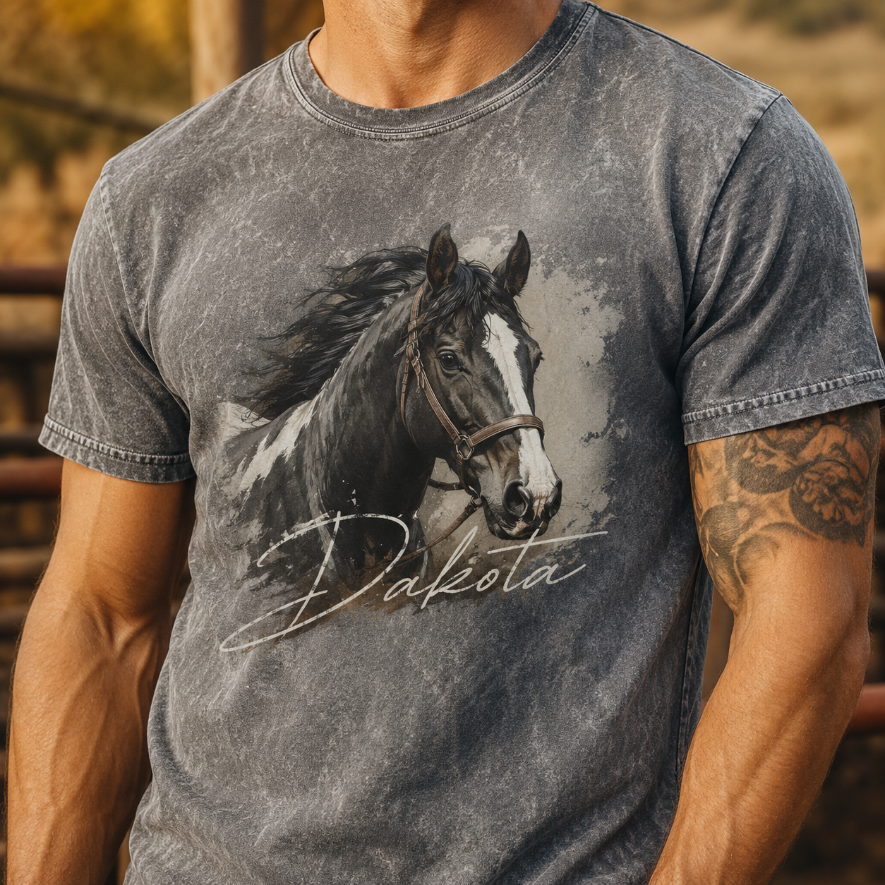 Custom Photo Pure Horse Wash T-Shirt | Personalized Horse Lover Shirt | Gift For Horse Lovers TOM99