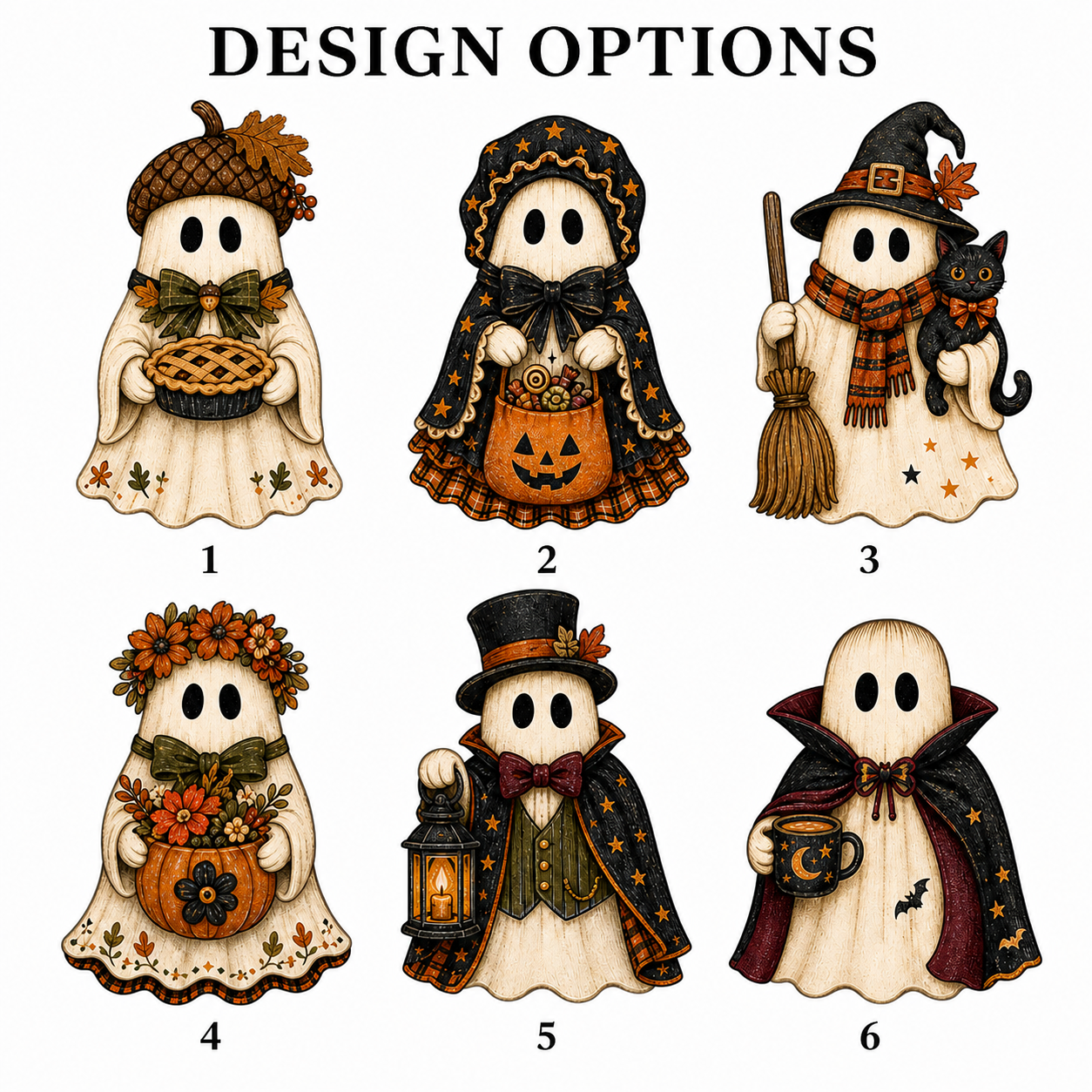 Personalized Boo Wooden Block Halloween 2D Flat, Spooky Wood Sign, Custom Gift For Family  THUC99