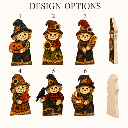 Personalized Mannequin Halloween Wooden Block 2D Flat, Custom Wood Sign, Spooky Home Decor Gift