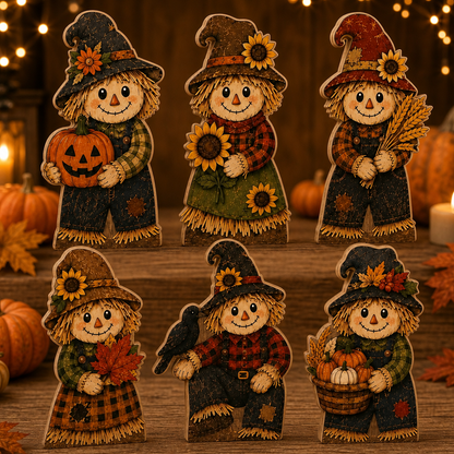 Personalized Mannequin Halloween Wooden Block 2D Flat, Custom Wood Sign, Spooky Home Decor Gift