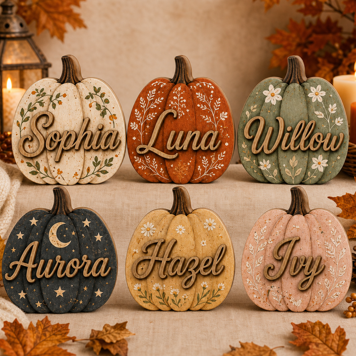 Personalized  Wooden Block Halloween 2D Flat, Custom Couple Wood Sign, Halloween Gift Decor  THUC99