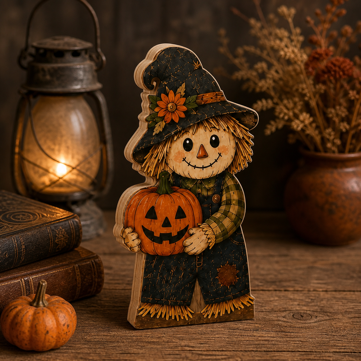 Personalized Mannequin Halloween Wooden Block 2D Flat, Custom Wood Sign, Spooky Home Decor Gift