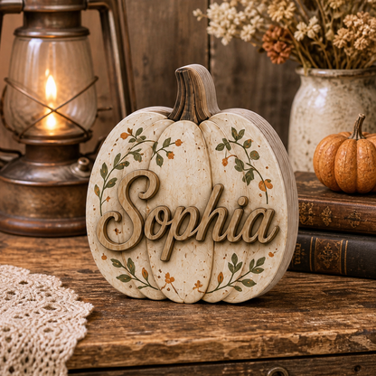 Personalized  Wooden Block Halloween 2D Flat, Custom Couple Wood Sign, Halloween Gift Decor  THUC99