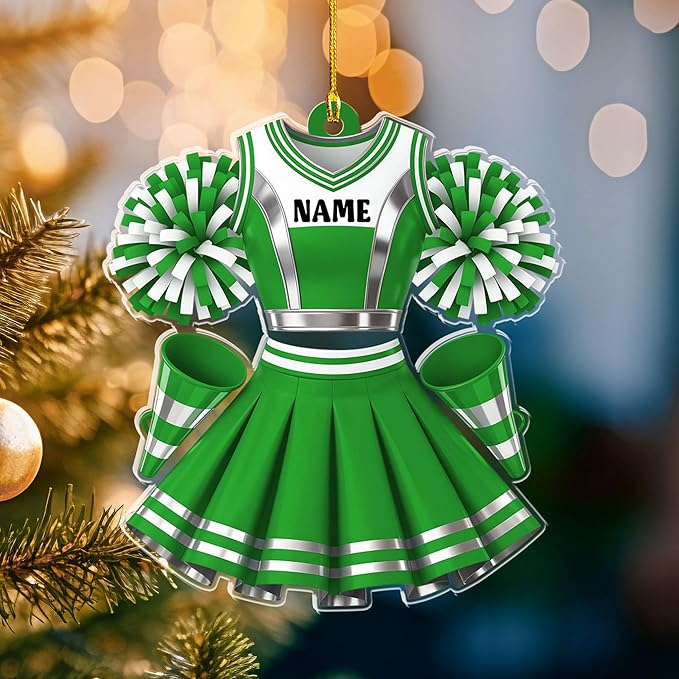Custom Cheerleaders Style 14 Christmas Ornament