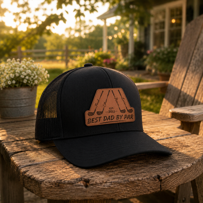 Personalized Dad Golf Trucker Hat | Custom Dad Photo Hat | Father's Day Gift | Gift For Dad | Dad Gifts TOM99