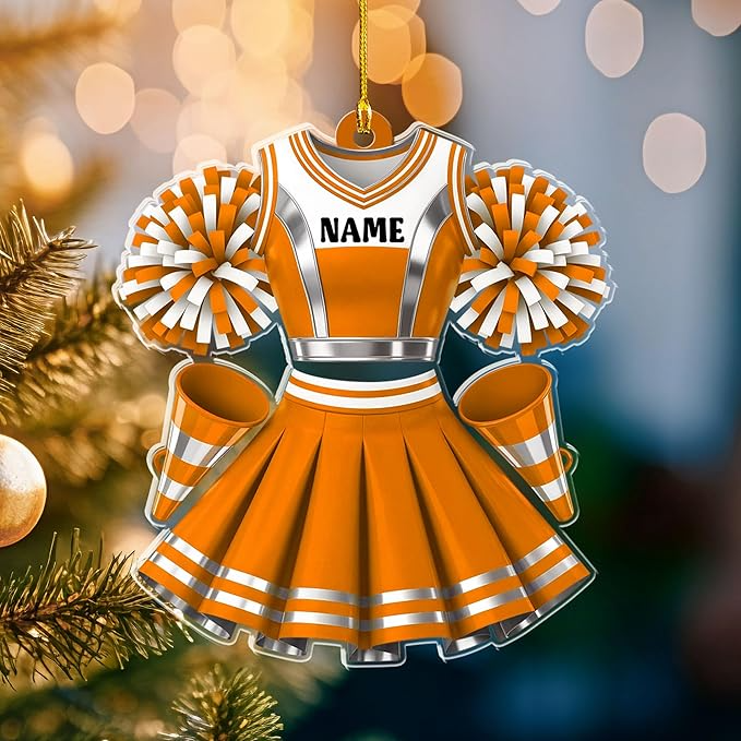Custom Cheerleaders Style 14 Christmas Ornament