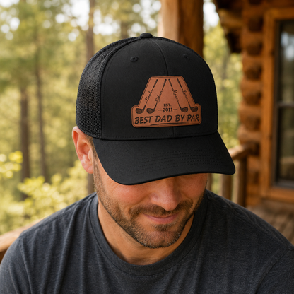 Personalized Dad Golf Trucker Hat | Custom Dad Photo Hat | Father's Day Gift | Gift For Dad | Dad Gifts TOM99