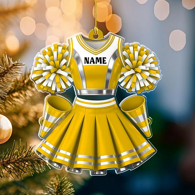 Custom Cheerleaders Style 14 Christmas Ornament
