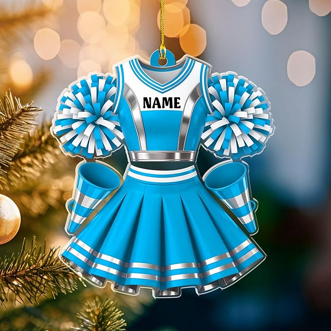 Custom Cheerleaders Style 14 Christmas Ornament