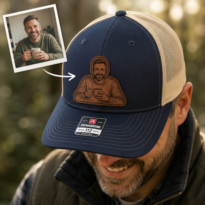 Custom Father's Day Gifts For Dad | Personalized Dad Photo Hat | Father's Day Gift | Gift For Dad