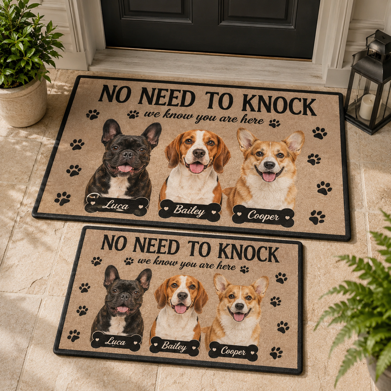 Custom Photo No Need To Know Dog Doormat | Photo Pet Doormat | Gift For Dog Lovers