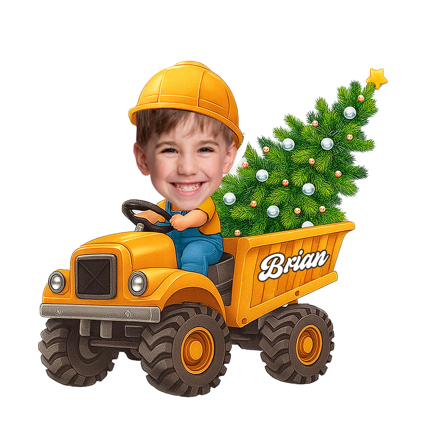 Custom Photo Truck Christmas, Child's Truck