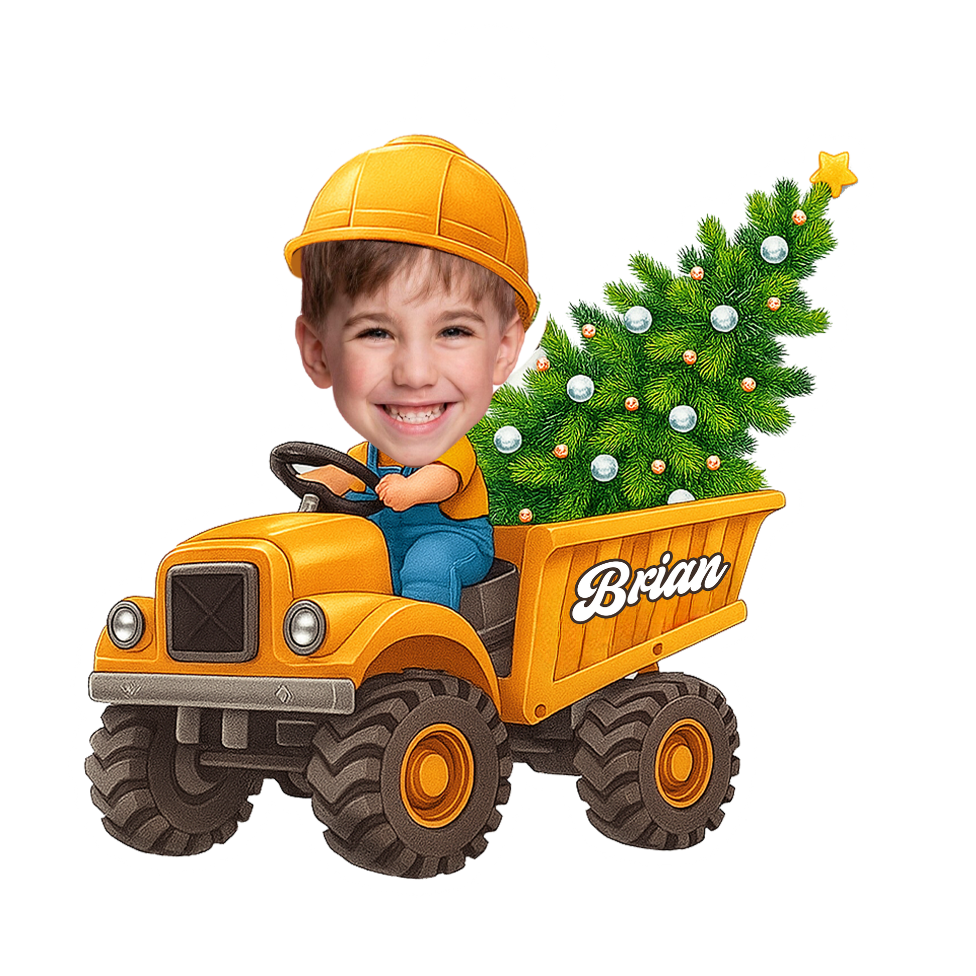 Custom Photo Truck Christmas, Child's Truck