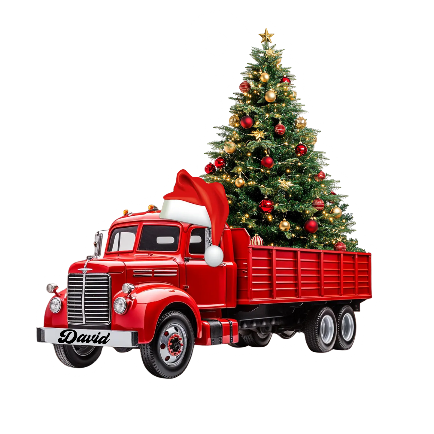 Custom Name Trucker Xmas 2025