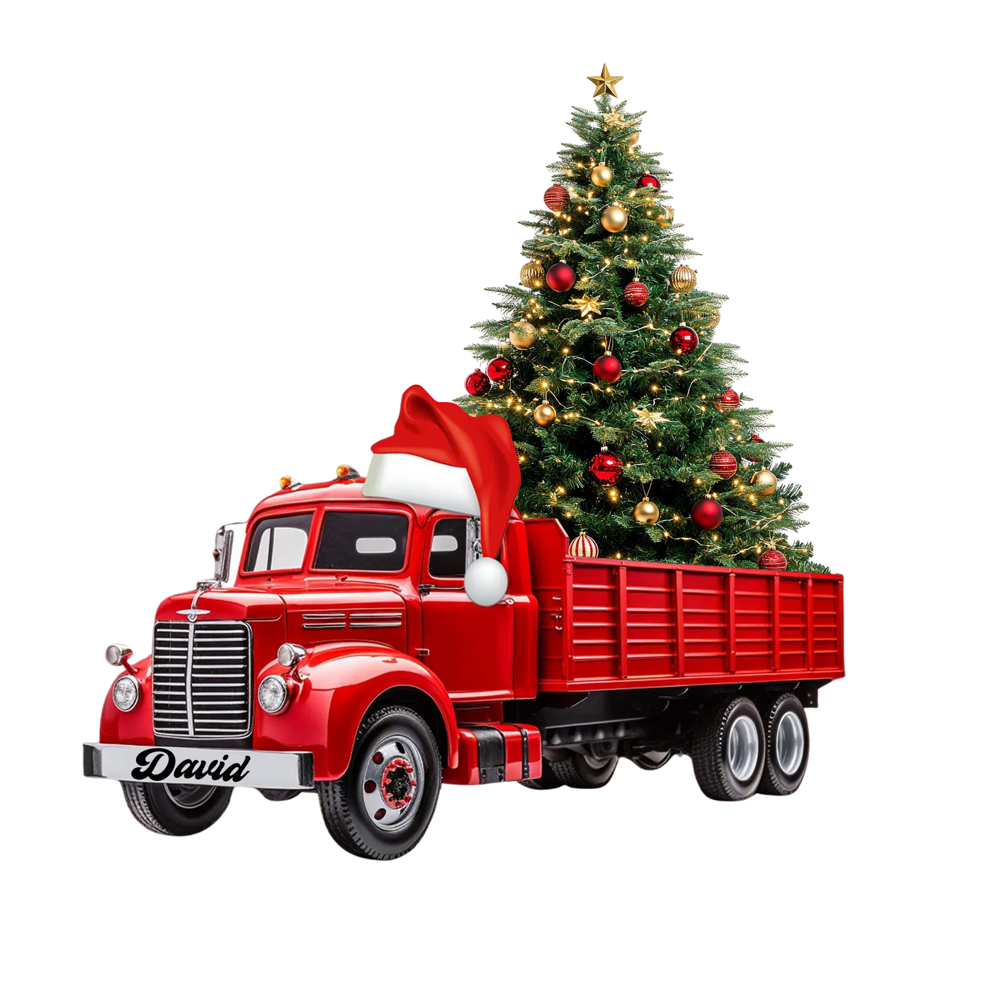 Custom Name Trucker Xmas 2025