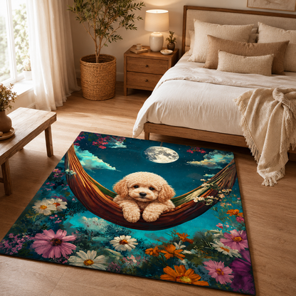 Custom Photo Dog Area Rug | Gift For Dog Lovers