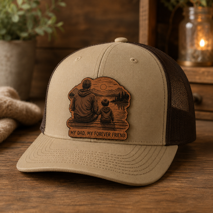 Personalized My Dad Trucker Hat | Custom Dad Photo Hat | Father's Day Gift | Gift For Dad | Dad Gifts TOM99